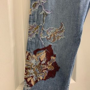 Anthropologie embroidered pants